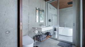 Secador de pelo y toallas