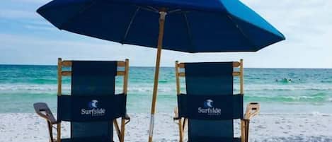 On the beach