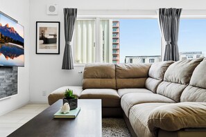 Deluxe-Haus | Wohnbereich | Flachbildfernseher