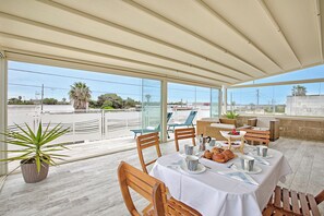 Family House, Multiple Bedrooms, 2 Bathrooms (Villa Na' Lu' 2 With Sea View) | Terrace/patio - Villa Na' Lu' 1 With Sea View (Lecce)