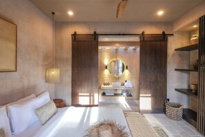 Deluxe Villa, Patio, Pool View | 2 bedrooms, Egyptian cotton sheets, premium bedding, memory foam beds