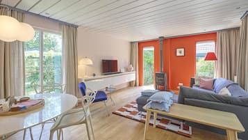 Télévision, cheminée