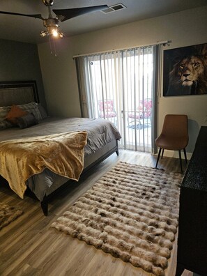 2 bedrooms, iron/ironing board, free WiFi, bed sheets