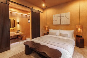 Egyptian cotton sheets, premium bedding, memory foam beds, free WiFi - Mon X Mon at Bocoa Villas (Canggu)
