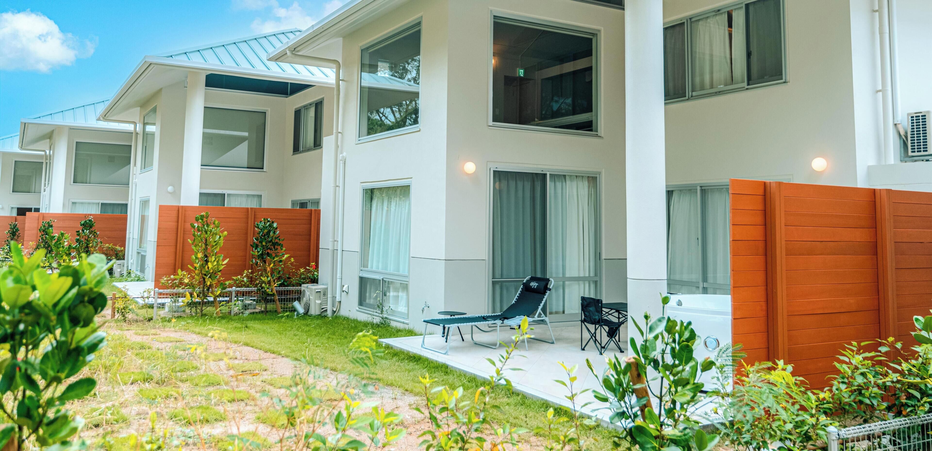 Standaard villa, niet-roken, uitzicht op het strand (No.4) | 2 slaapkamers, een strijkplank/strijkijzer, gratis wifi, beddengoed