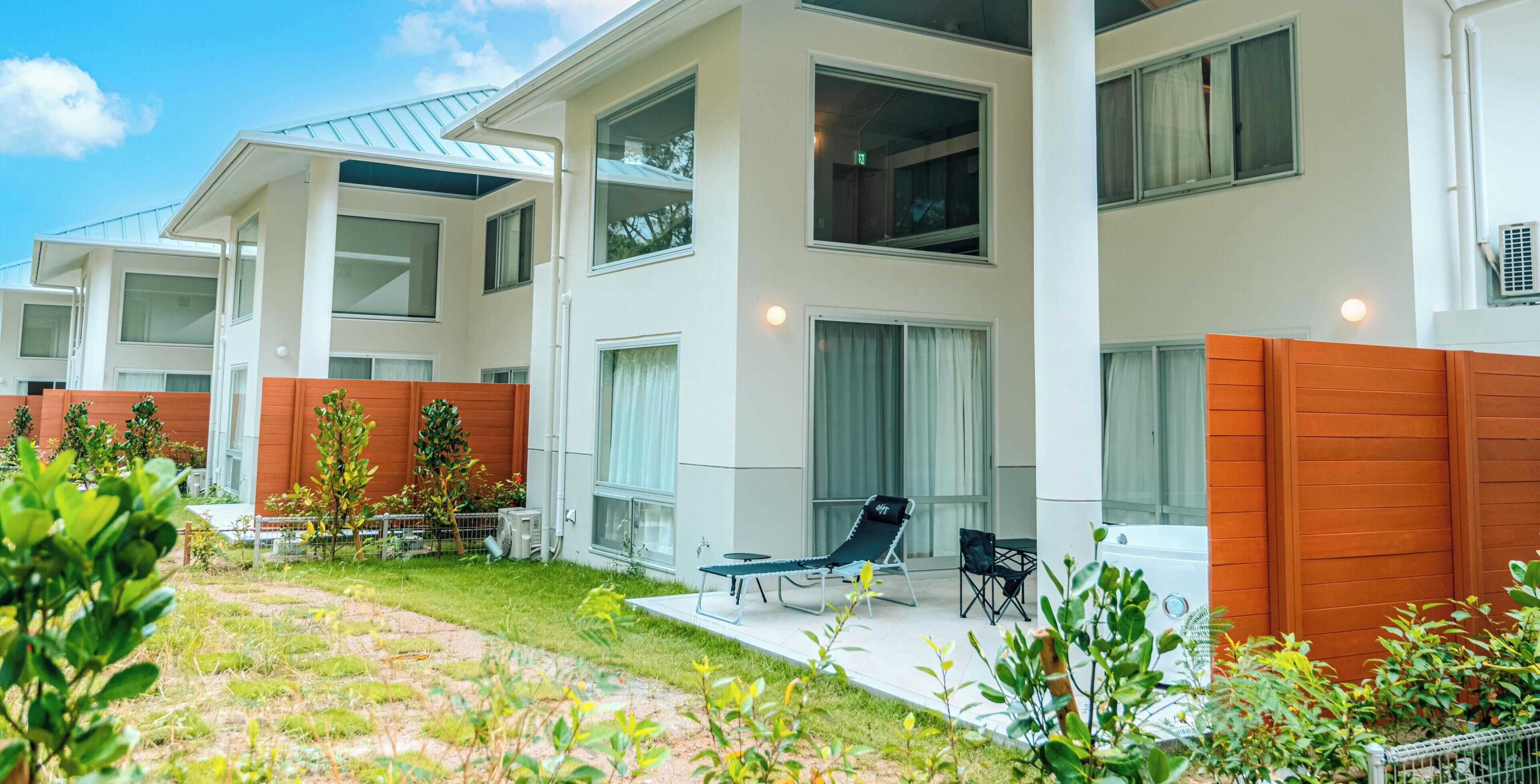 Standaard villa, niet-roken, uitzicht op het strand (No.1) | 2 slaapkamers, een strijkplank/strijkijzer, gratis wifi, beddengoed