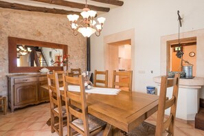 Dining - Sa Font - Villa With Private Pool In Petra (Petra, Illes Balears)