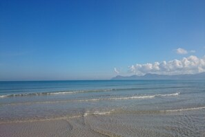 On the beach