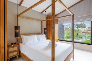 Villa, Balcony, Garden View | 1 bilik tidur, seterika/papan seterika 