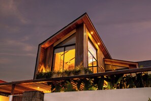 Front of property - evening/night