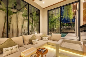 Villa, Balcony, Garden View | Living room | Flat-screen TV - Nanna Villa Unit 1 by Betterplace (Canggu)