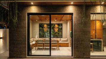 Villa, Balcony, Garden View | Living area | Flat-screen TV