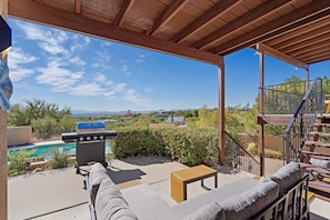 Terrace/patio - Foothills Oasis Heated Pool&HotTub Stunning Views (Tucson)
