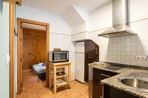 Fridge, microwave, oven, highchair