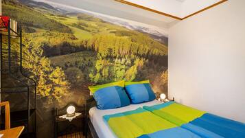 2 habitaciones, tabla de planchar con plancha y wifi gratis