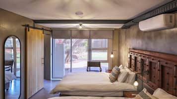 Deluxe Double or Twin Room, Garden View | In-room safe, desk, laptop workspace, blackout drapes