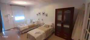 2 bedrooms, iron/ironing board, travel crib, free WiFi