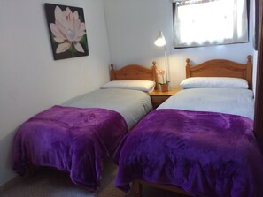 2 dormitorios, Internet, ropa de cama