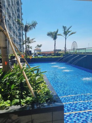 Căn hộ, 1 phòng ngủ, ban công | Hồ bơi | Hồ bơi ngoài trời 