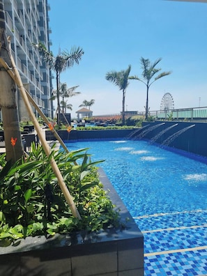 Appartement, 1 chambre, balcon | Piscine | Piscine extérieure