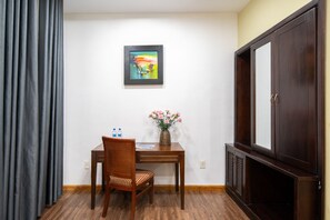 Deluxe Twin Room, Balcony | Minibar, in-room safe, desk, blackout drapes - Shine Hue Hotel 2  (Hue)