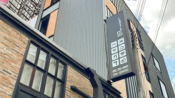 Framhlið gististaðar