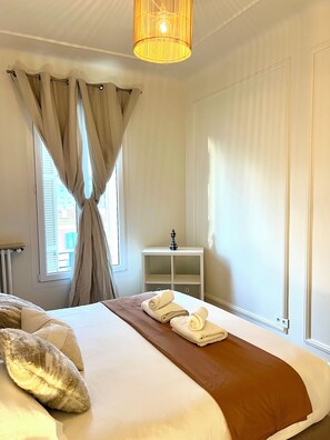 1 soverom, strykejern/-brett, wi-fi og sengetøy