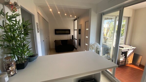 Living area - 1 Bed apartment / Centre Port (CAP D AGDE)