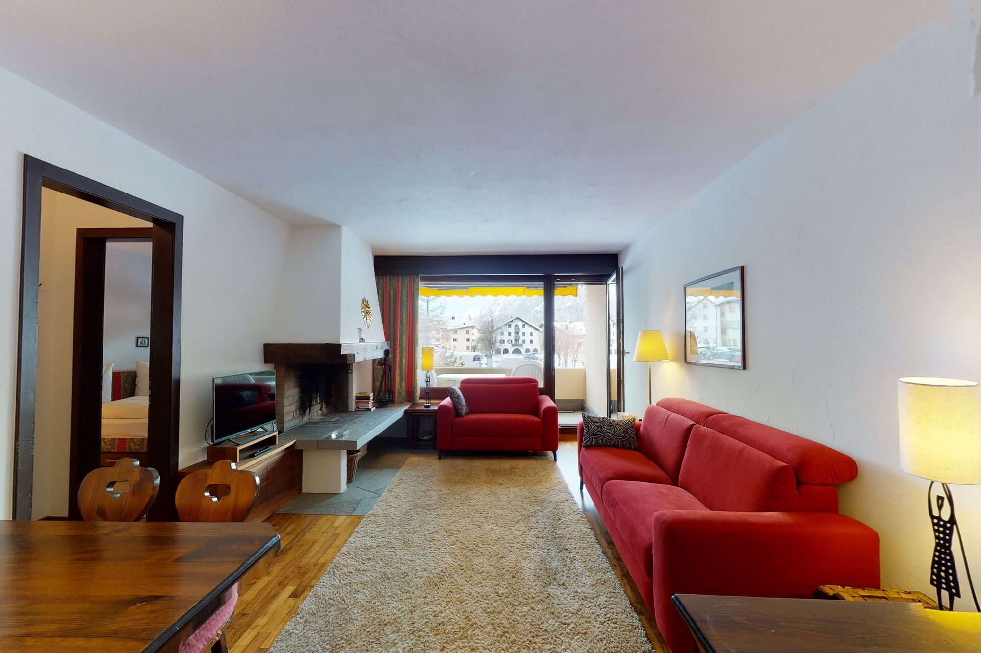 Apartment Gianda Verda C24 - Cozy 3-room Apartment With Fireplace - Silvaplana