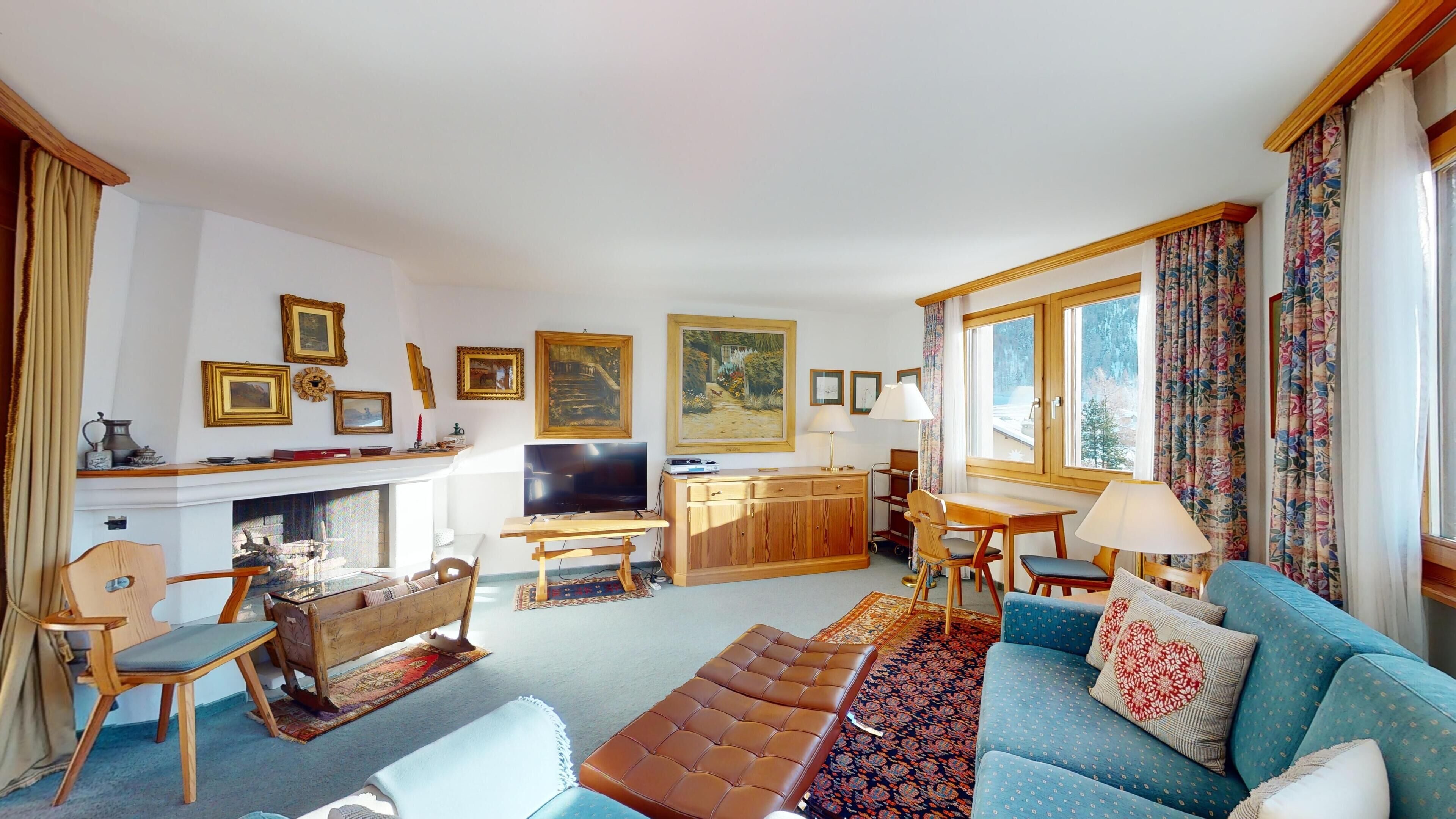 Apartment Belvair 39 - 3.5-zimmer-wohnung Mit Balkon In Zuoz - Zuoz
