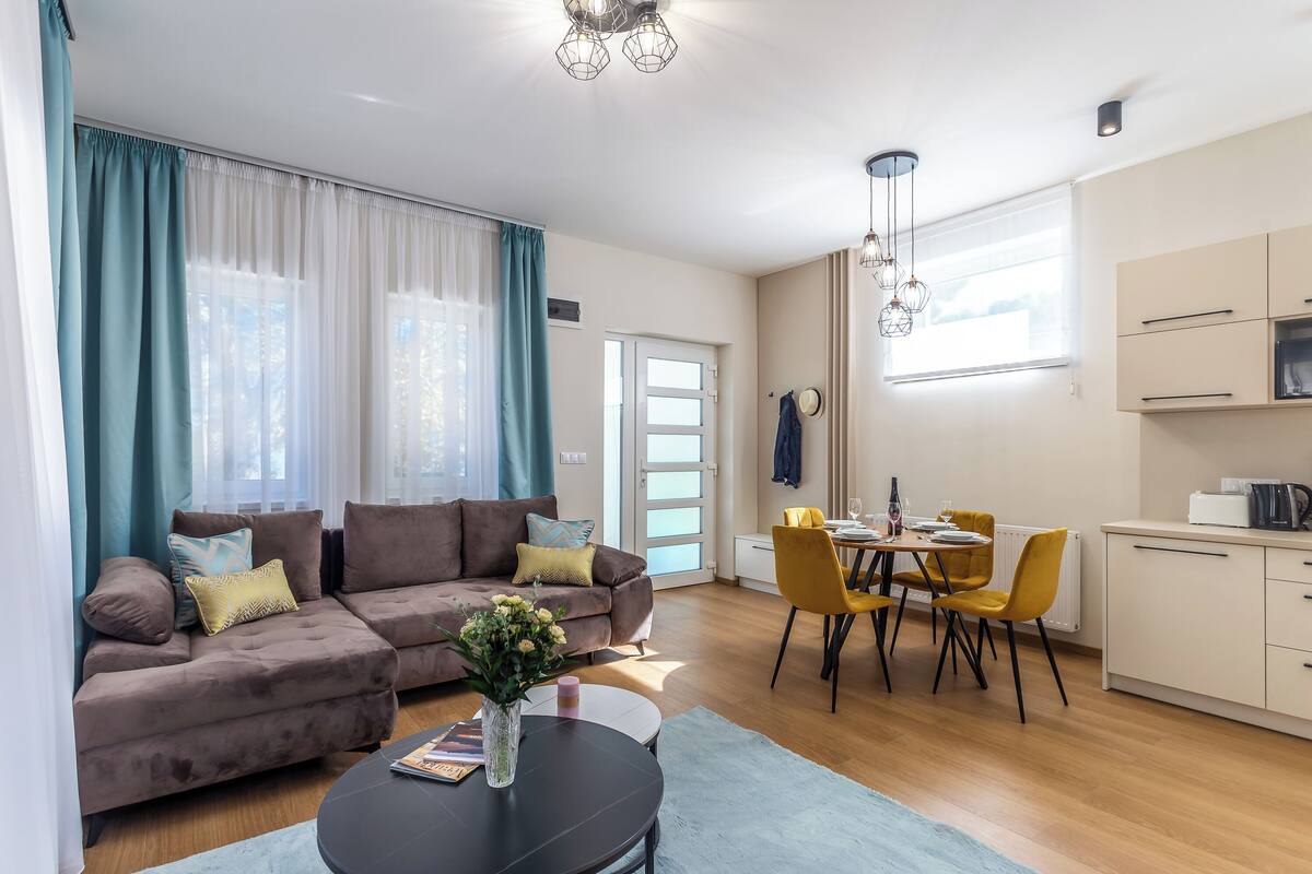 Apartamento estándar, 1 habitación, microondas (Nemes Apartment The Great) | Zona de estar | Una televisión