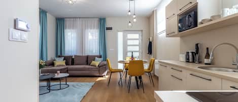 Standard-huoneisto, 1 makuuhuone, mikroaaltouuni (Nemes Apartment The Great) | Sisätilat
