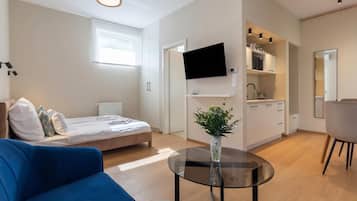 Standard Studio (Nemes Apartment The Petite) | 1 bedroom, laptop workspace, free WiFi, bed sheets