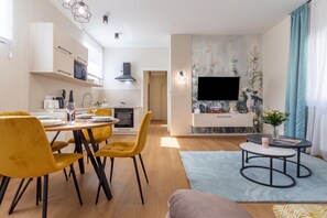 Standard-íbúð - 1 svefnherbergi - örbylgjuofn (Nemes Apartment The Great) | Veitingar