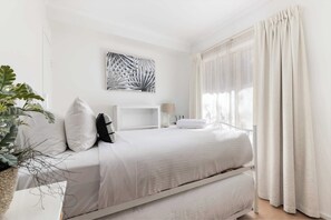 3 bedrooms, iron/ironing board, travel cot, WiFi