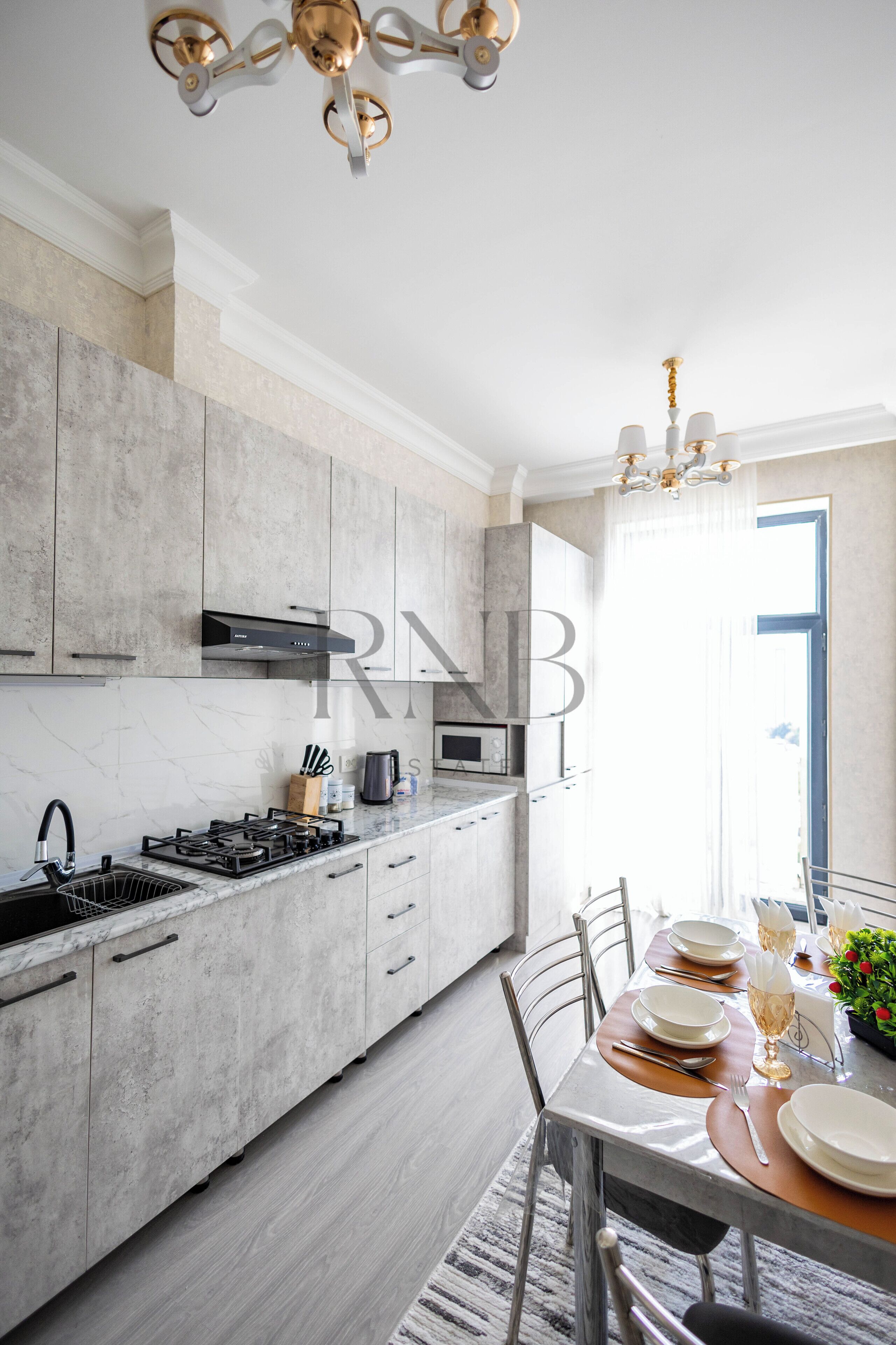 Family Condo, Balcony, City View | Private kitchen | Electric kettle