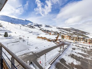 Balcony - Spacious 8 pers. apartment at the foot of the slopes (Saint-François-Longchamp)