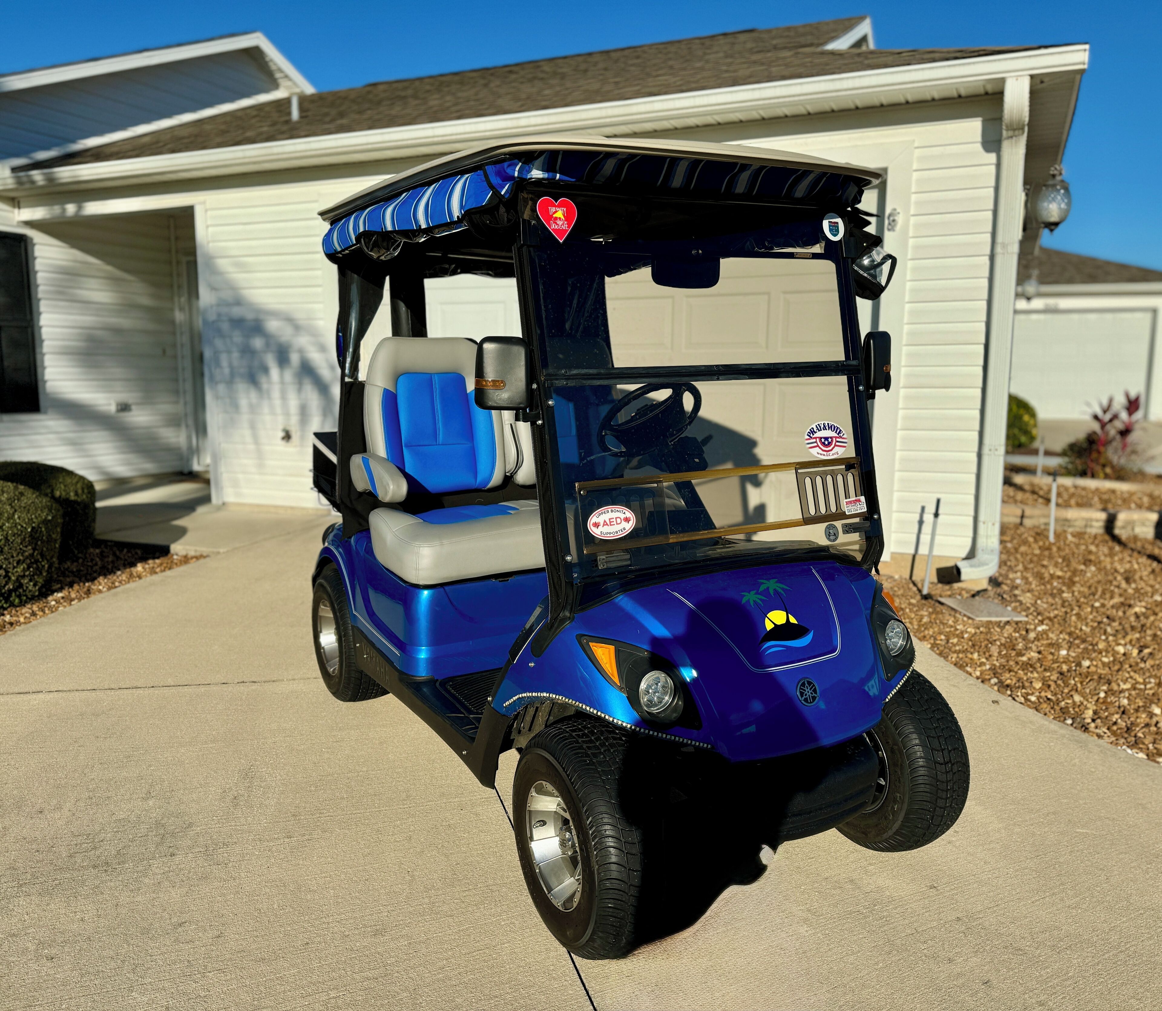 2-Seater Golf Cart for Guest Use