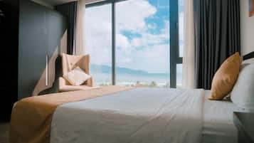 Habitación doble Deluxe, vista a la playa | Vista desde la habitación