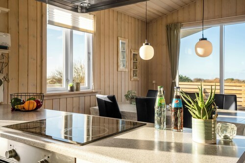 Beautiful holiday home with a lovely view of the fjord and the sea.