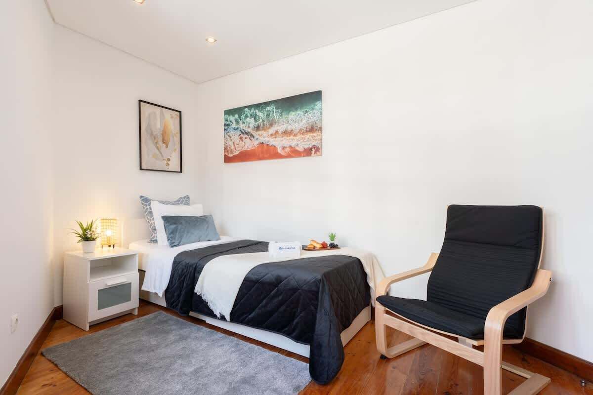 1 soverom, strykejern/-brett, reiseseng for barn og wi-fi