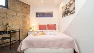 1 makuuhuone, silitysrauta/-lauta, vauvan matkasänky, Wi-Fi