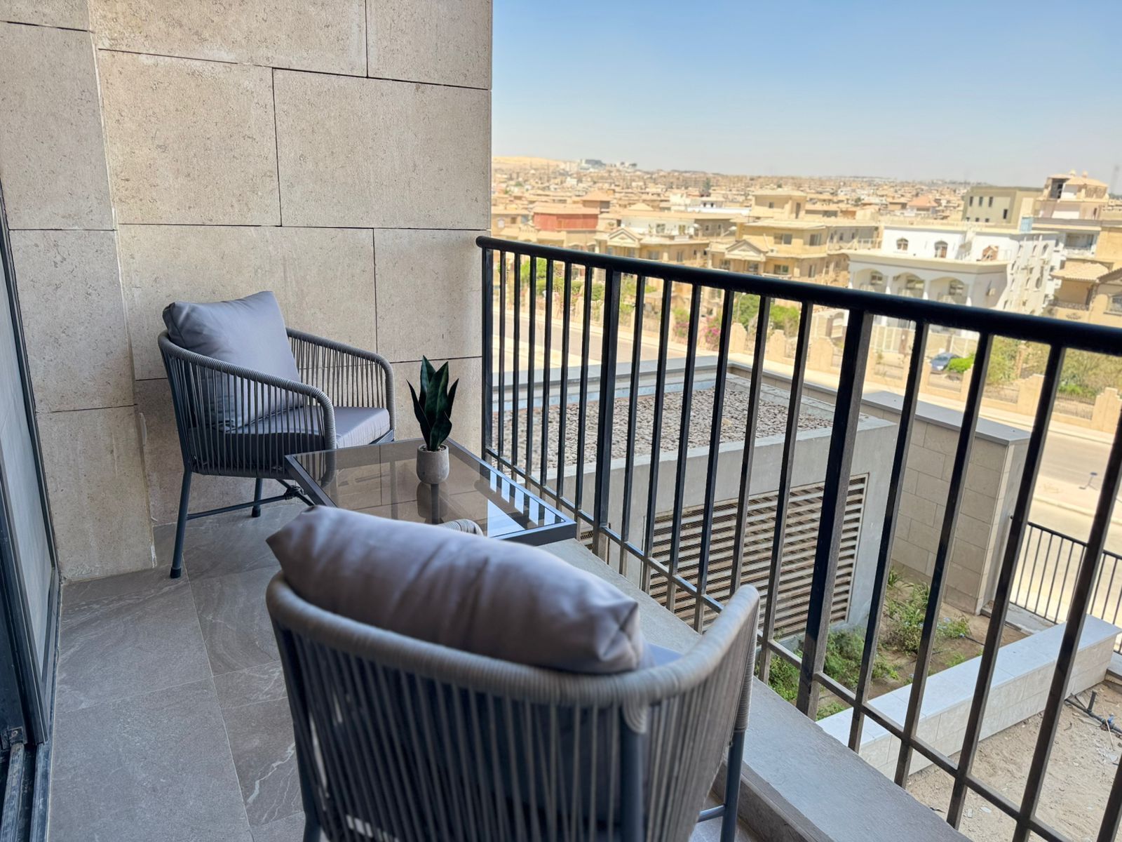 Deluxe Apartment, 2 Bedrooms, Balcony, City View | Terrace/patio