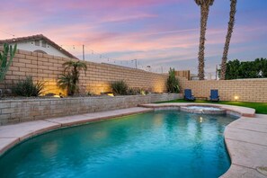 Una piscina climatizada