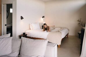 1 bedroom, iron/ironing board, travel crib, WiFi