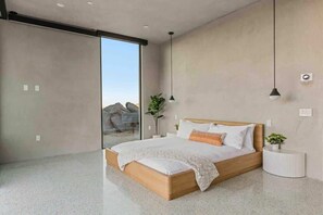 2 bedrooms, iron/ironing board, WiFi, bed sheets - Prism • Modern Luxury in Boulders, Pool & Hot Tub (Joshua Tree)
