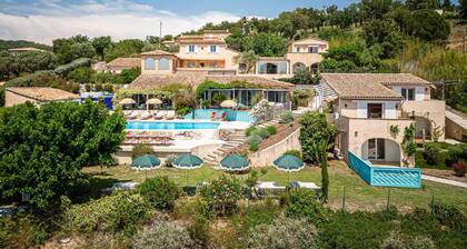 Splendid Flat in Provencal Villa 1br/3p