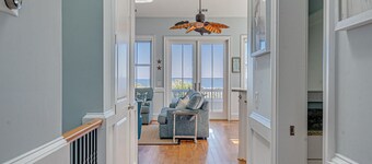 Oceanfront Home w/ Private Beach Access + Soaring Views by Tybee Cottages