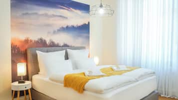 3 habitaciones, ropa de cama de alta calidad y decoraciĂłn personalizada