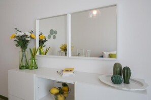 Family Apartment, 3 Bedrooms, Balcony, Sea View | Living area | Flat-screen TV - Angelina Apartments Amalfi Coast  (Maiori)